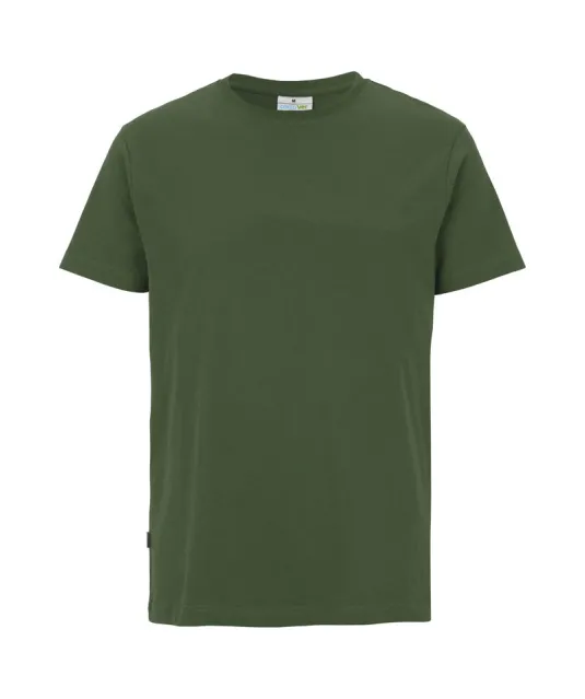 T-SHIRT MAN - GOTS GECERTIFICEERD Donker groen