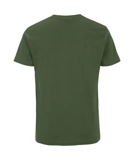 T-SHIRT MAN - GOTS GECERTIFICEERD Donker groen