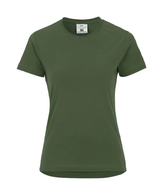 T-SHIRT LADY - GOTS GECERTIFICEERD Donker groen