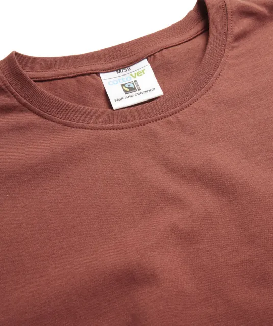 T-SHIRT MAN - GOTS GECERTIFICEERD Roest rood