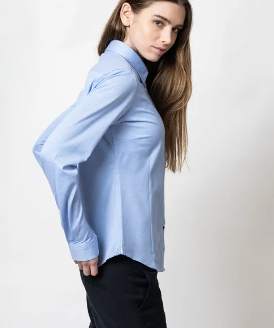 Indigo Bow 34  Hemd Dames Lichtblauw