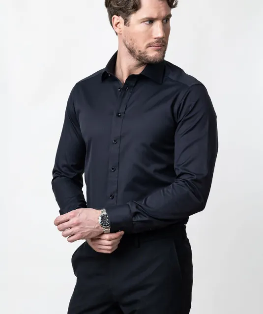 Green Bow 01  Hemd Regular Fit Heren Zwart