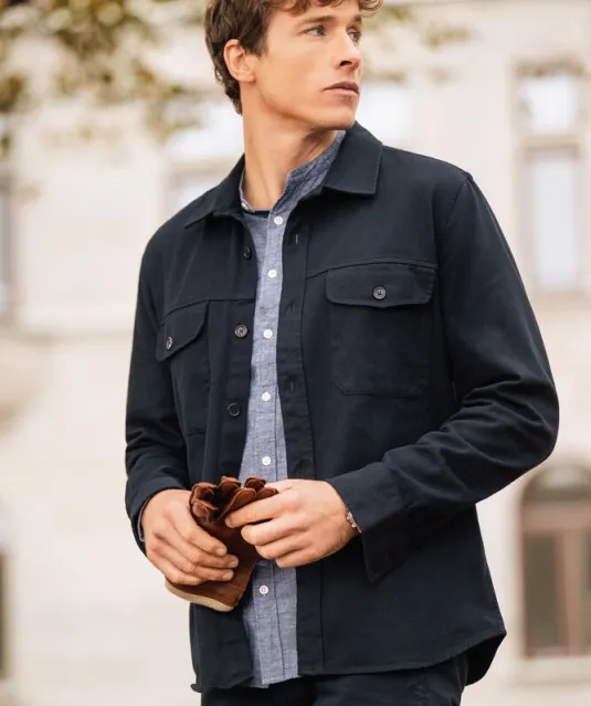 Highwoods Overshirt Unisex Marine