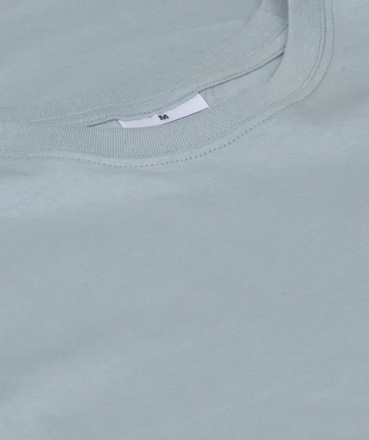 T-SHIRT MAN - GOTS GECERTIFICEERD Mistig blauw