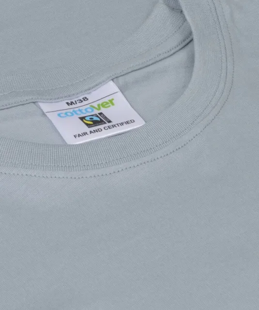 T-SHIRT LADY - GOTS GECERTIFICEERD Mistig blauw