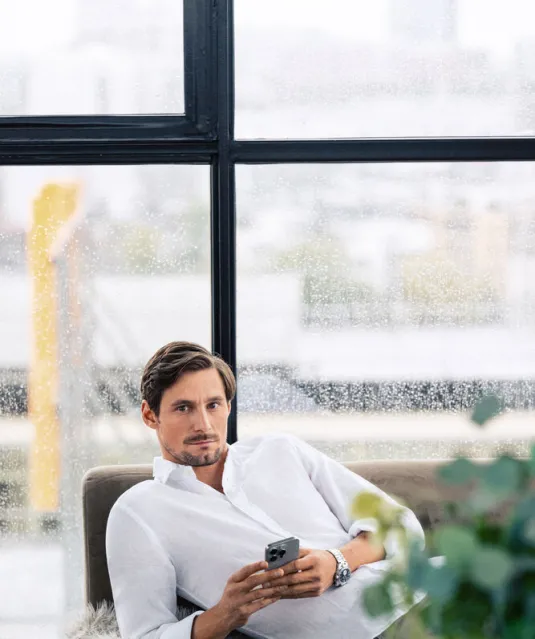 Indigo Bow 33  Hemd Slim Fit Heren Wit