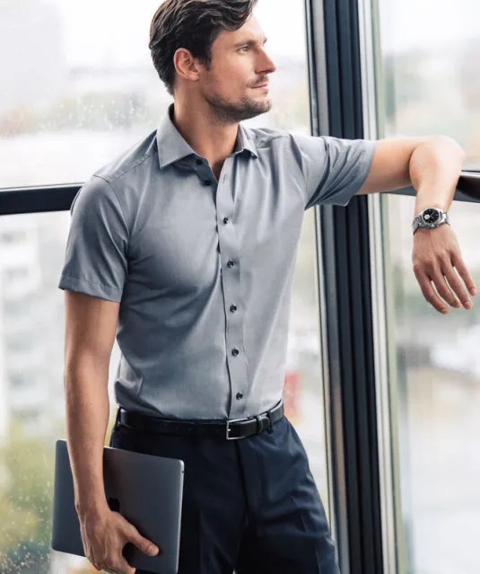 Yellow Bow 50 S/S  Hemd Regular Fit Heren Wit