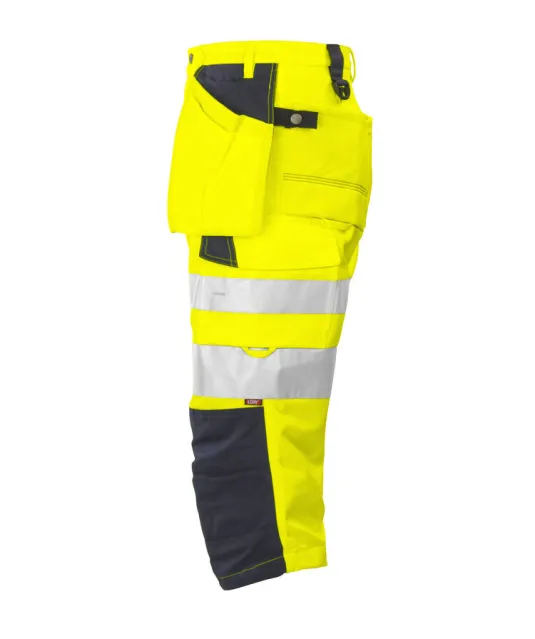 6510 SIGNALISATIEPIRATENBROEK EN ISO 20471 KLASSE 2 Geel