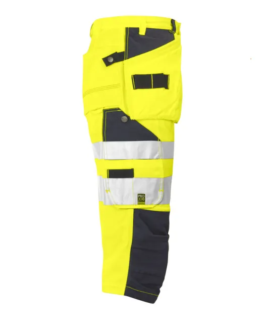 6510 SIGNALISATIEPIRATENBROEK EN ISO 20471 KLASSE 2 Geel