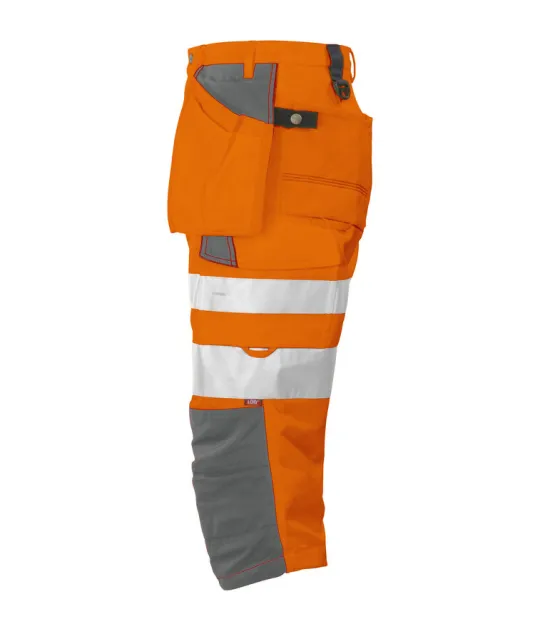 6510 SIGNALISATIEPIRATENBROEK EN ISO 20471 KLASSE 2 Oranje