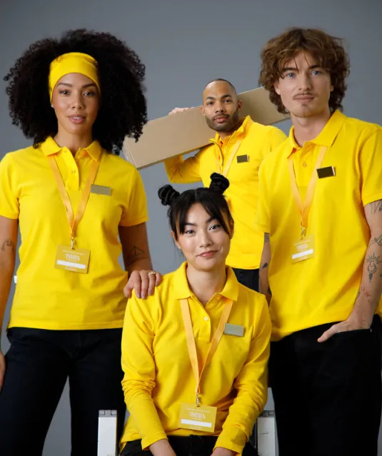 POLO PIQUE LADY - GOTS GECERTIFICEERD Geel