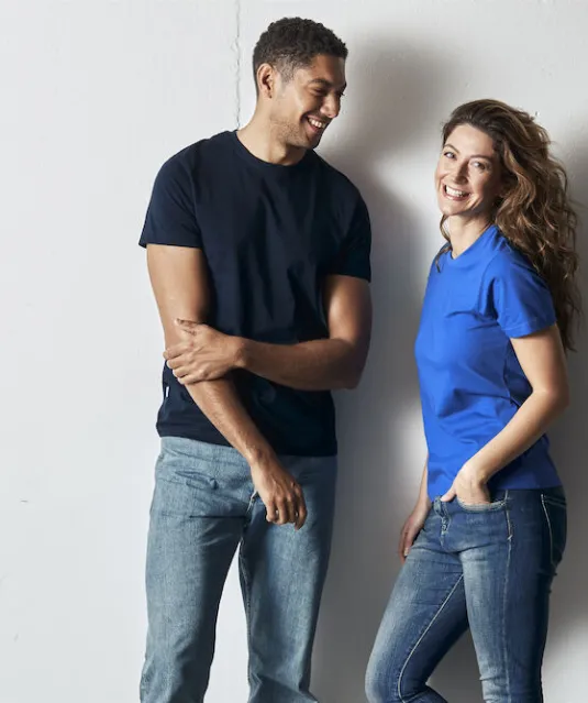 T-SHIRT MAN - GOTS GECERTIFICEERD Wit
