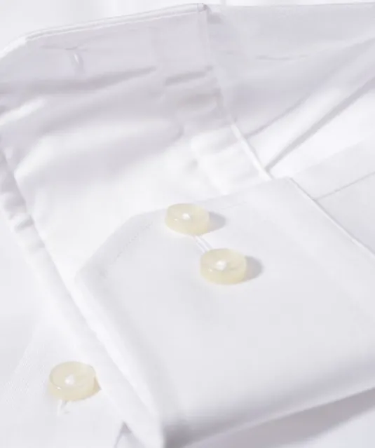 Green Bow 01  Hemd Regular Fit Heren Wit