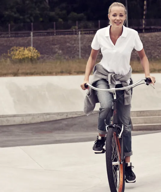 Surf Polo Pique Dames Wit