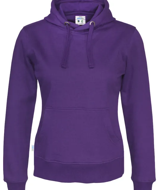 HOODIE LADY - GOTS GECERTIFICEERD Wit