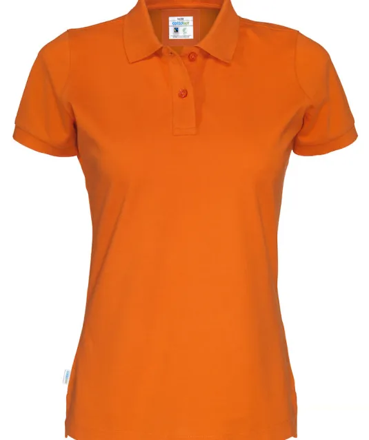 POLO PIQUE LADY - GOTS GECERTIFICEERD Wit