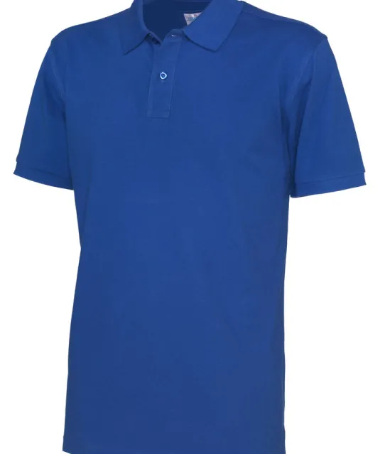 POLO PIQUE MAN - GOTS GECERTIFICEERD Blauw