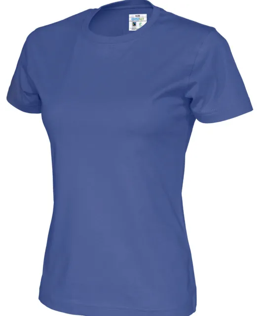 T-SHIRT LADY - GOTS GECERTIFICEERD Blauw