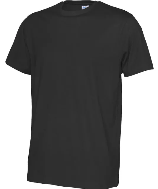 T-SHIRT MAN - GOTS GECERTIFICEERD Zwart