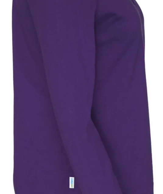 POLO PIQUE LONG SLEEVE LADY - GOTS GECERTIFICEERD Paars