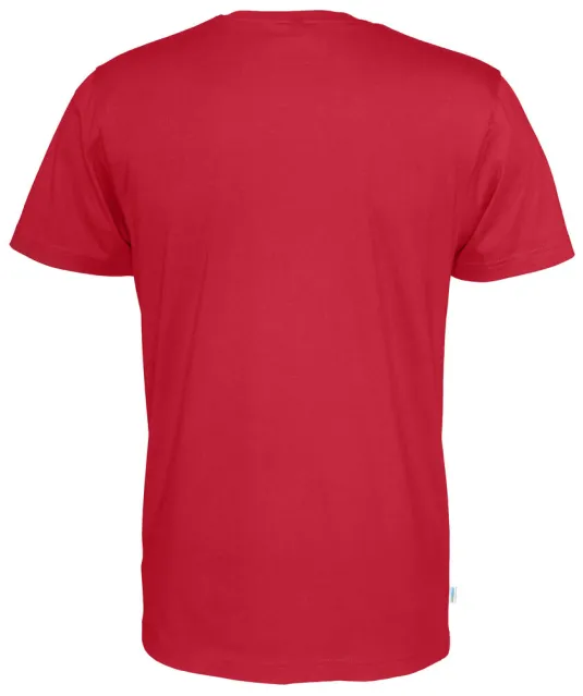 T-SHIRT MAN - GOTS GECERTIFICEERD Rood