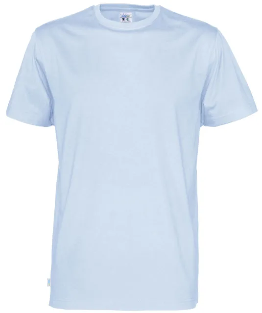 T-SHIRT MAN - GOTS GECERTIFICEERD Lichtblauw