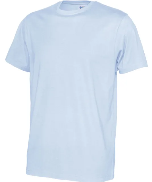 T-SHIRT MAN - GOTS GECERTIFICEERD Lichtblauw