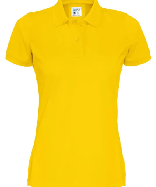 POLO PIQUE LADY - GOTS GECERTIFICEERD Wit