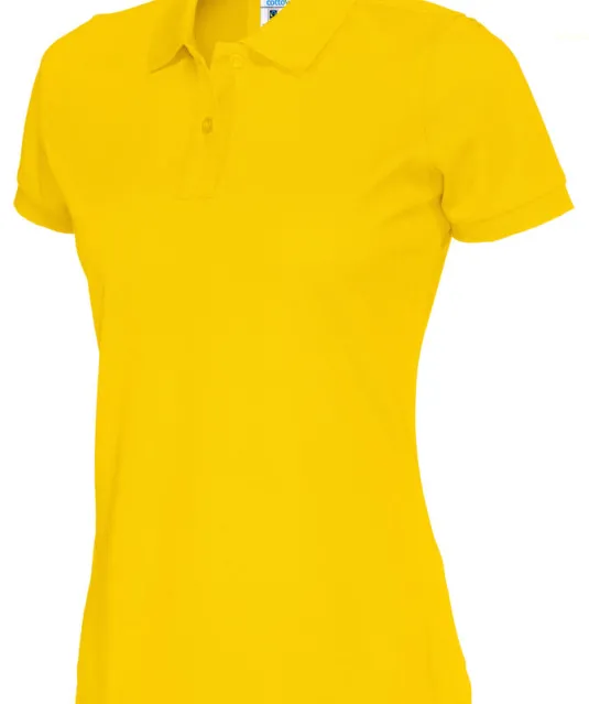 POLO PIQUE LADY - GOTS GECERTIFICEERD Geel