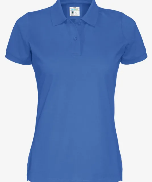 POLO PIQUE LADY - GOTS GECERTIFICEERD Blauw