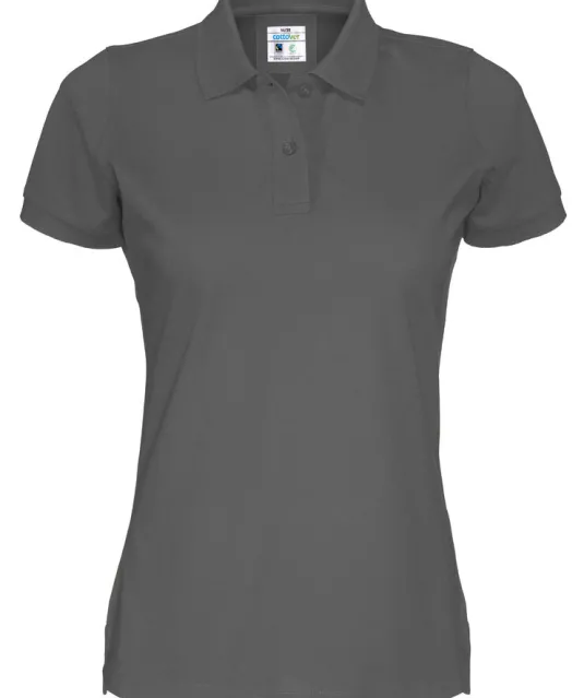 POLO PIQUE LADY - GOTS GECERTIFICEERD Antraciet