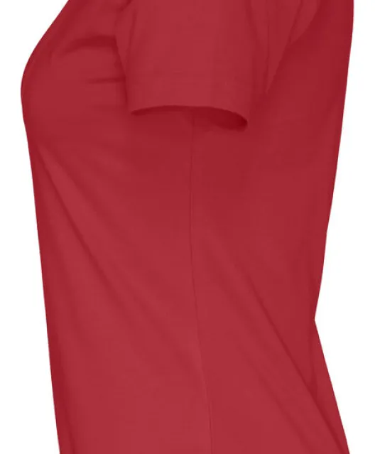 T-SHIRT LADY - GOTS GECERTIFICEERD Rood