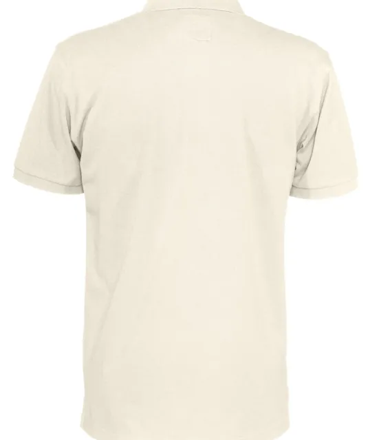 POLO PIQUE MAN - GOTS GECERTIFICEERD Ecru