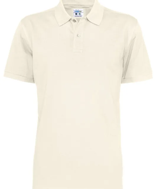 POLO PIQUE MAN - GOTS GECERTIFICEERD Ecru