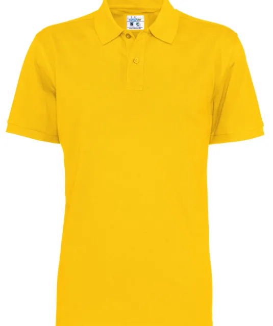 POLO PIQUE MAN - GOTS GECERTIFICEERD Geel
