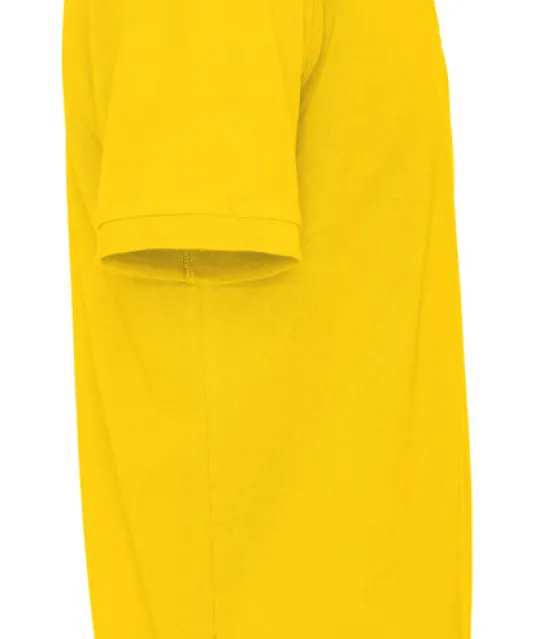 POLO PIQUE MAN - GOTS GECERTIFICEERD Geel