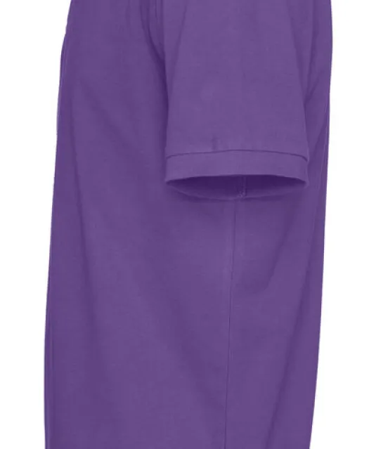 POLO PIQUE MAN - GOTS GECERTIFICEERD Paars