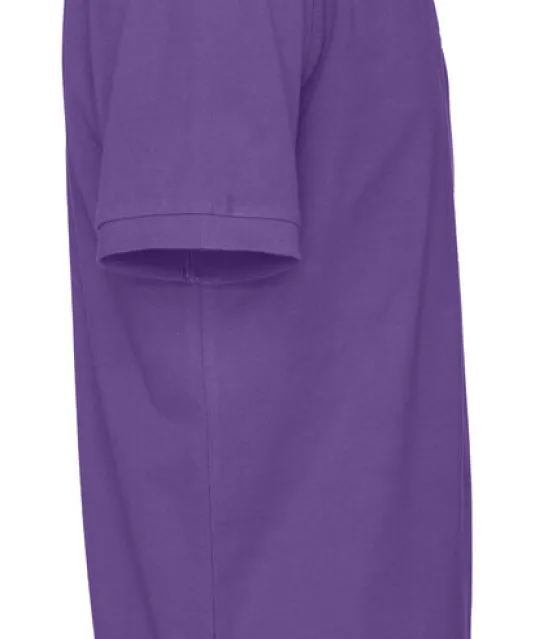 POLO PIQUE MAN - GOTS GECERTIFICEERD Paars