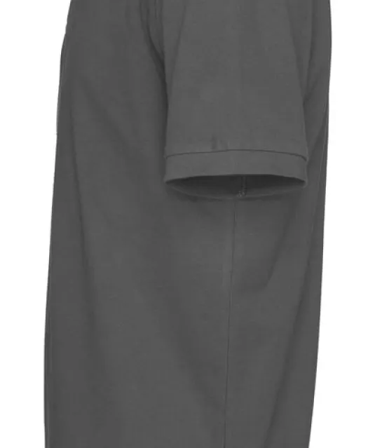 POLO PIQUE MAN - GOTS GECERTIFICEERD Antraciet