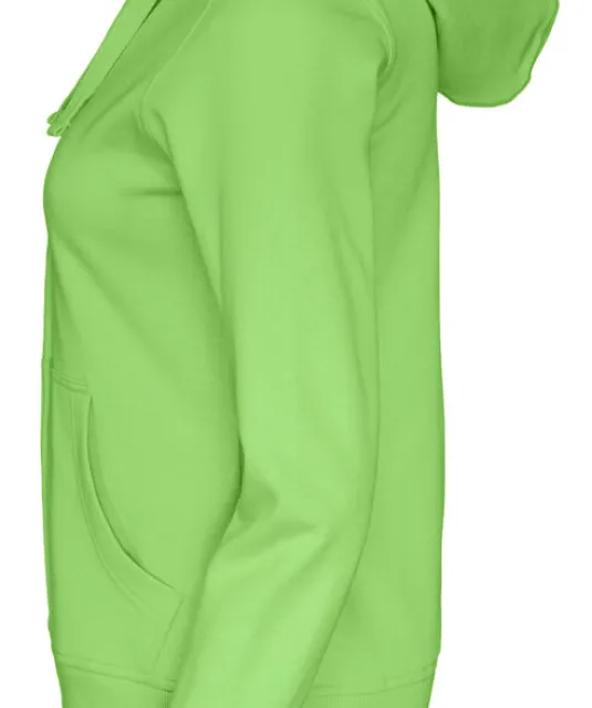 HOODIE FULL ZIP LADY - GOTS GECERTIFICEERD Groen
