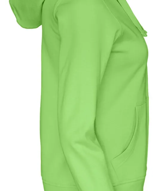HOODIE FULL ZIP LADY - GOTS GECERTIFICEERD Groen