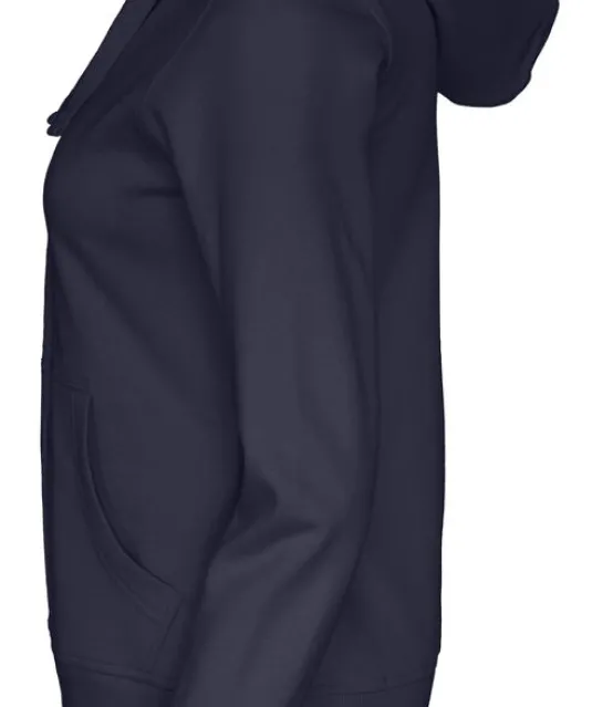 HOODIE FULL ZIP LADY - GOTS GECERTIFICEERD Marine
