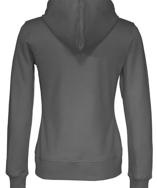 HOODIE FULL ZIP LADY - GOTS GECERTIFICEERD Antraciet