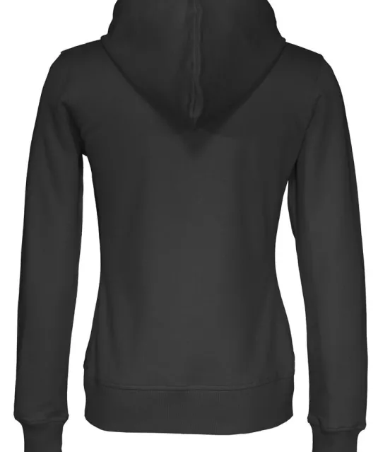 HOODIE FULL ZIP LADY - GOTS GECERTIFICEERD Zwart