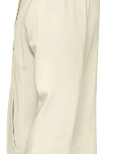 HOODIE FULL ZIP MAN - GOTS GECERTIFICEERD Ecru