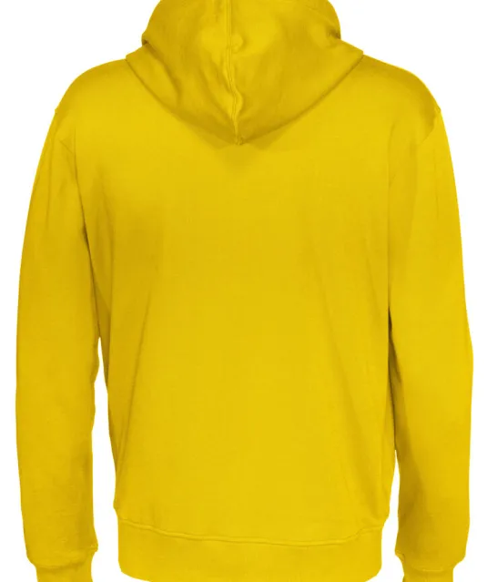 HOODIE FULL ZIP MAN - GOTS GECERTIFICEERD Geel