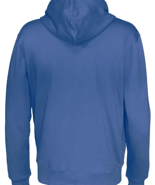HOODIE FULL ZIP MAN - GOTS GECERTIFICEERD Blauw