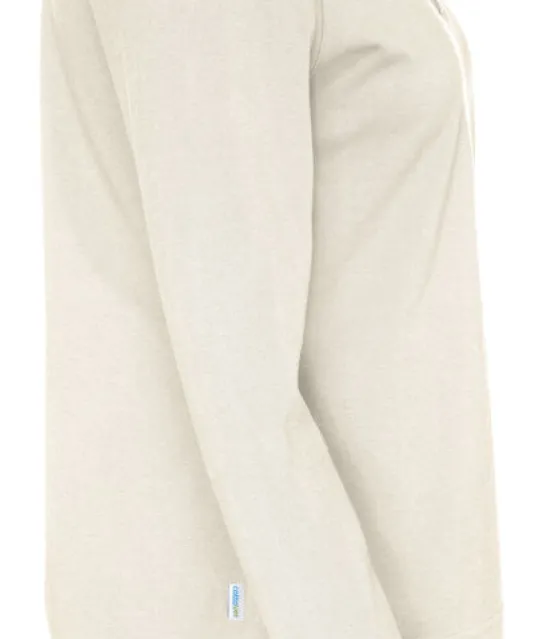 POLO PIQUE LONG SLEEVE LADY - GOTS GECERTIFICEERD Ecru