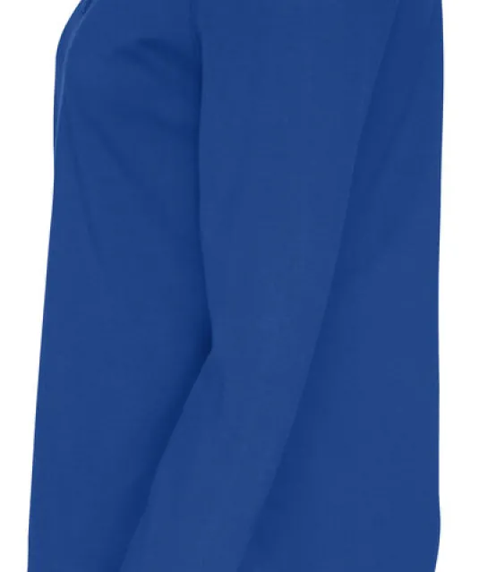 POLO PIQUE LONG SLEEVE LADY - GOTS GECERTIFICEERD Blauw