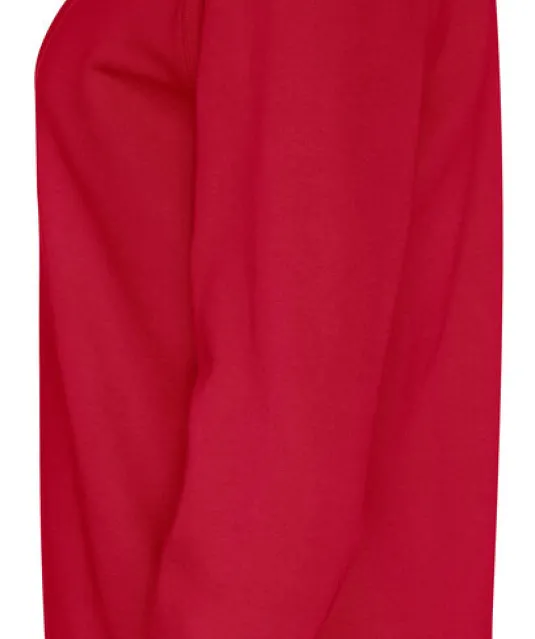 SWEATER CREW NECK UNISEX - GOTS GECERTIFICEERD Rood